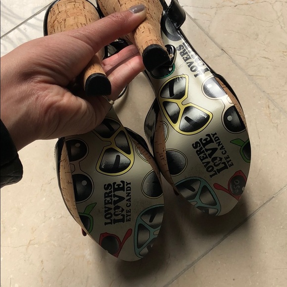 Harajuku Leah Lovers Heeled Sandals - Picture 4 of 6